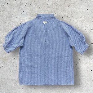 Ann Mashburn Violetta Top Stripe Seersucker